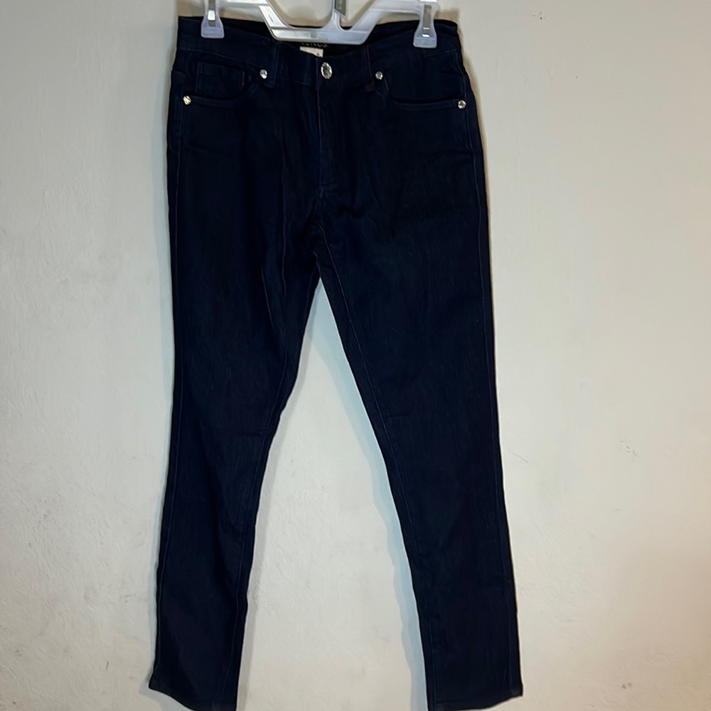 VENUS blue jeans with rhinestone buttons size 6